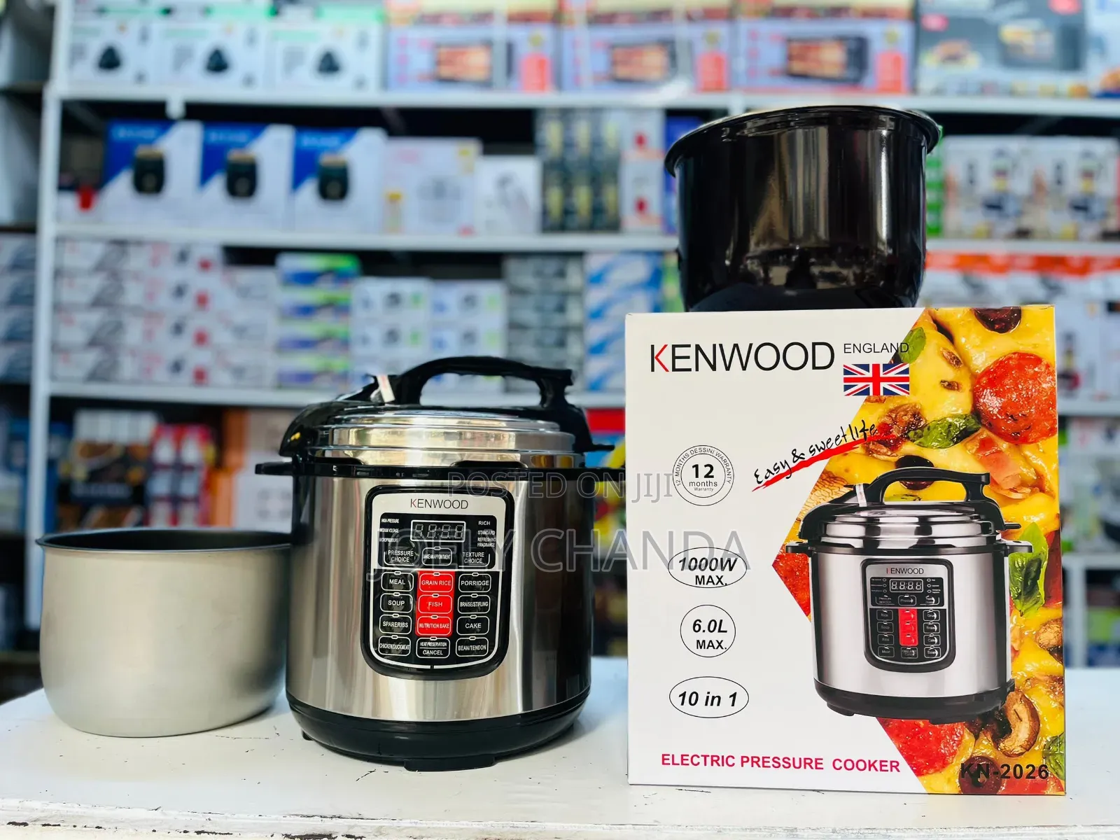 *Kenwood Pressure Cooker 6.0L 2Pots