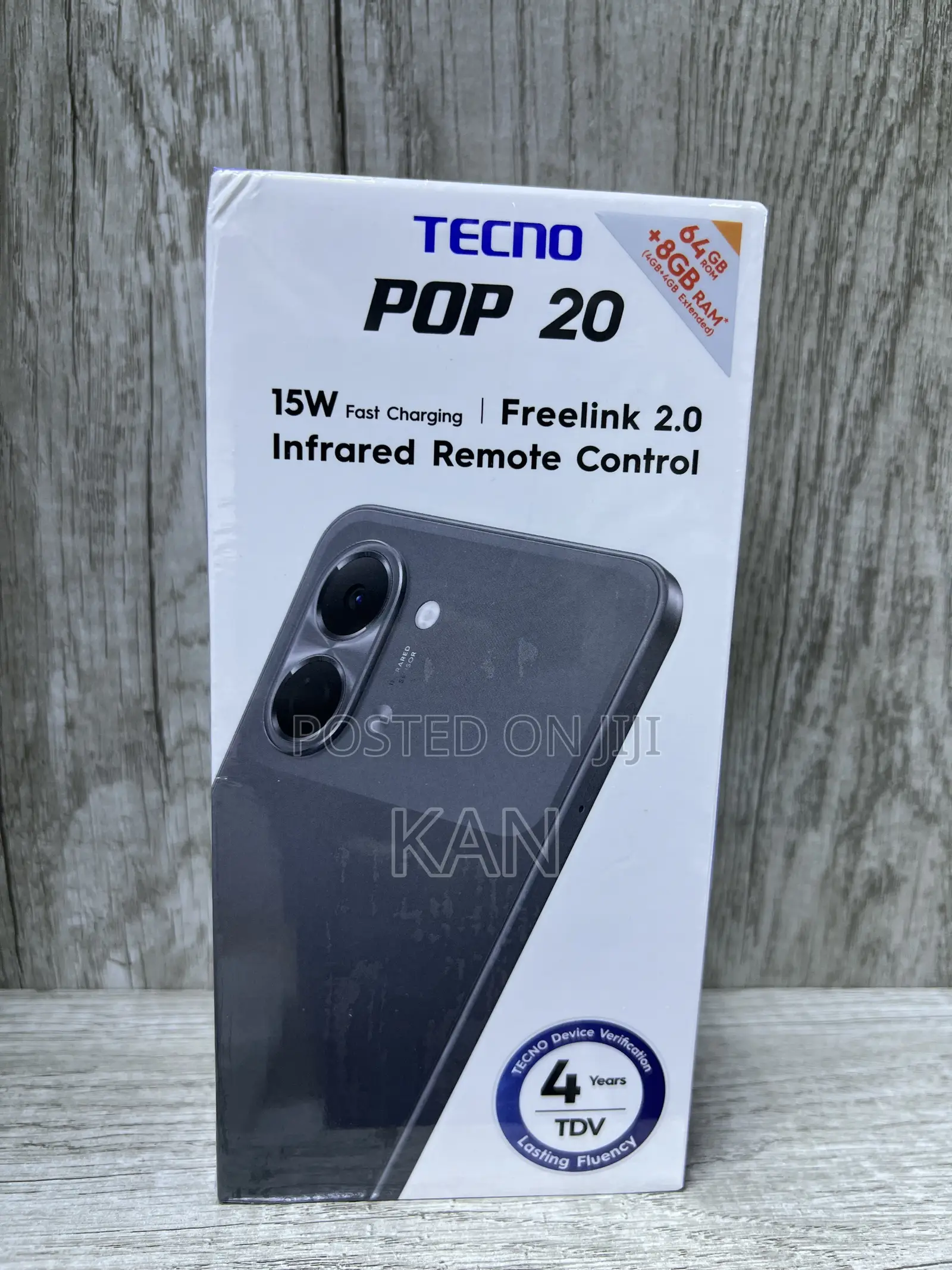 New Tecno Pop 20 64 GB Black