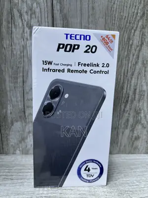 New Tecno Pop 20 64 GB Black