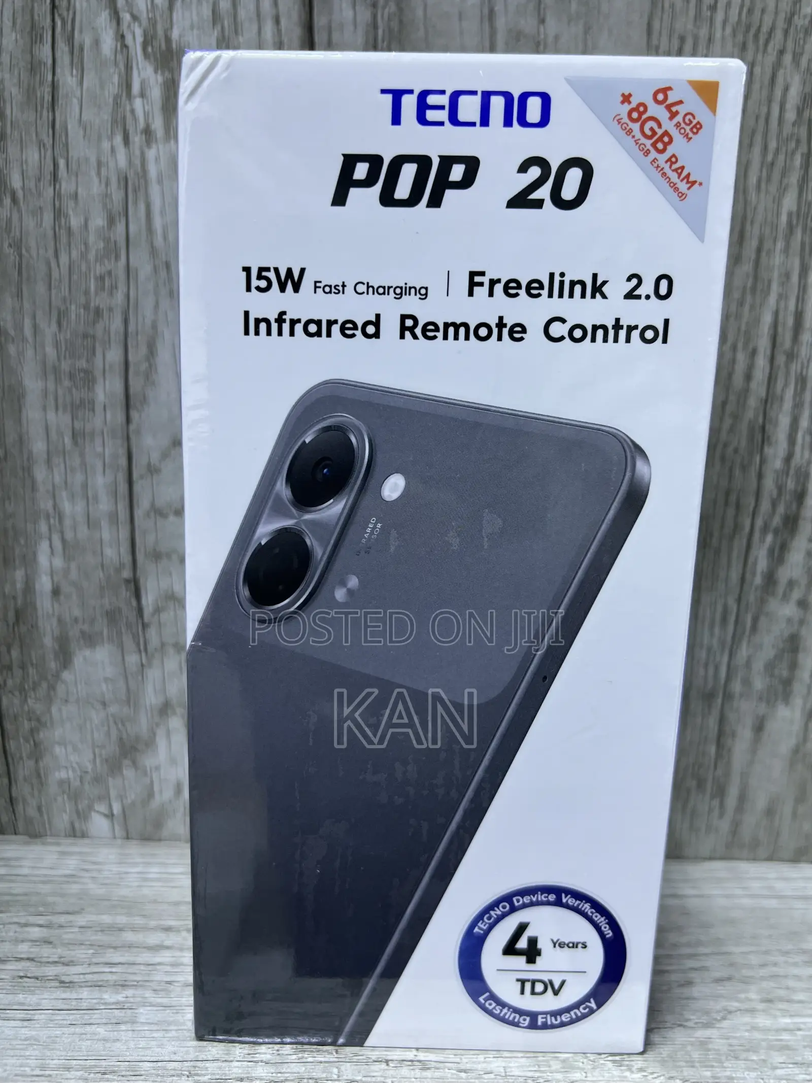 New Tecno Pop 20 64 GB Black
