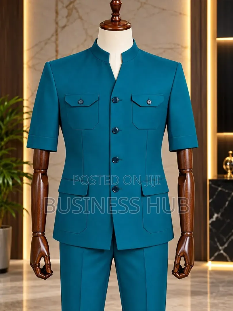 Ubora Katika Mikono Mifupi Bland Seven Caund Suit