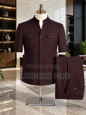 Ubora Mfupi Wa Mikono Yake Fashion Caunda Suit L