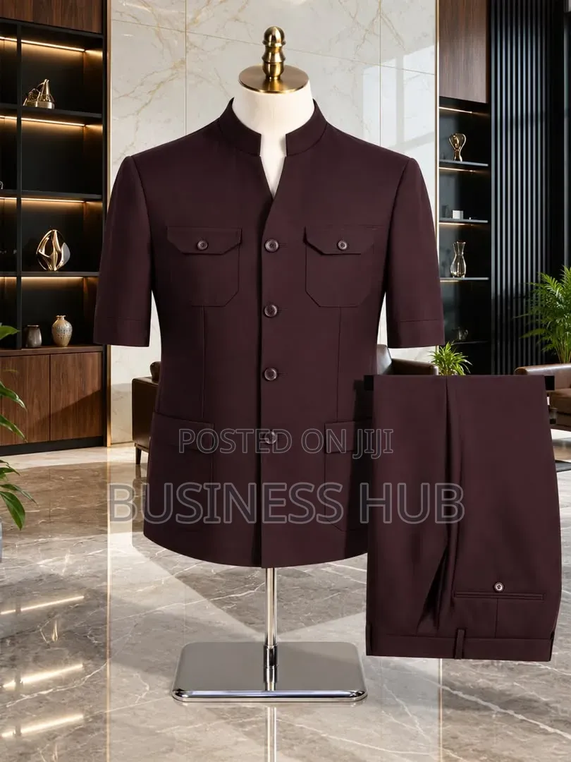 Ubora Mfupi Wa Mikono Yake Fashion Caunda Suit L