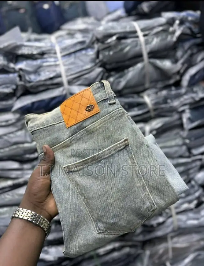 Jeans Za Kiume Original Mpya, Size Zote