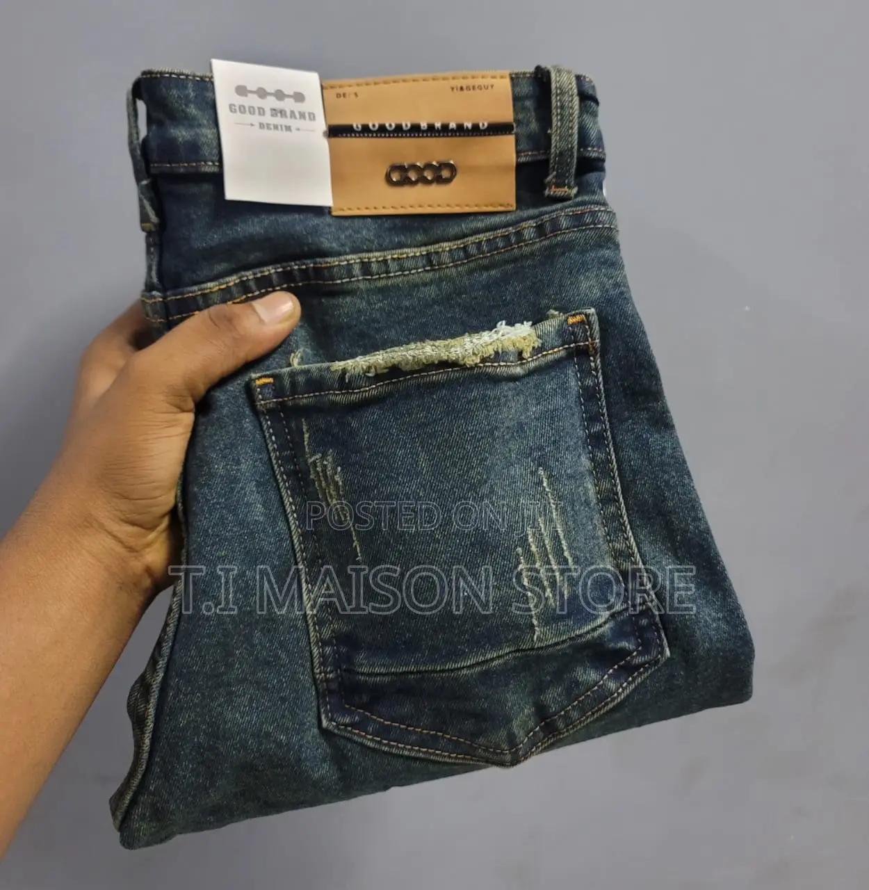 Jeans Za Kiume Original Mpya, Size Zote