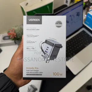 Ugreen Nexode 100w Charger With Retractable USB-C Cable