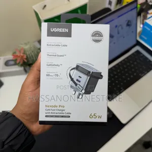Ugreen Nexode Pro 65w Gan Pro Fast Charger With Retractable