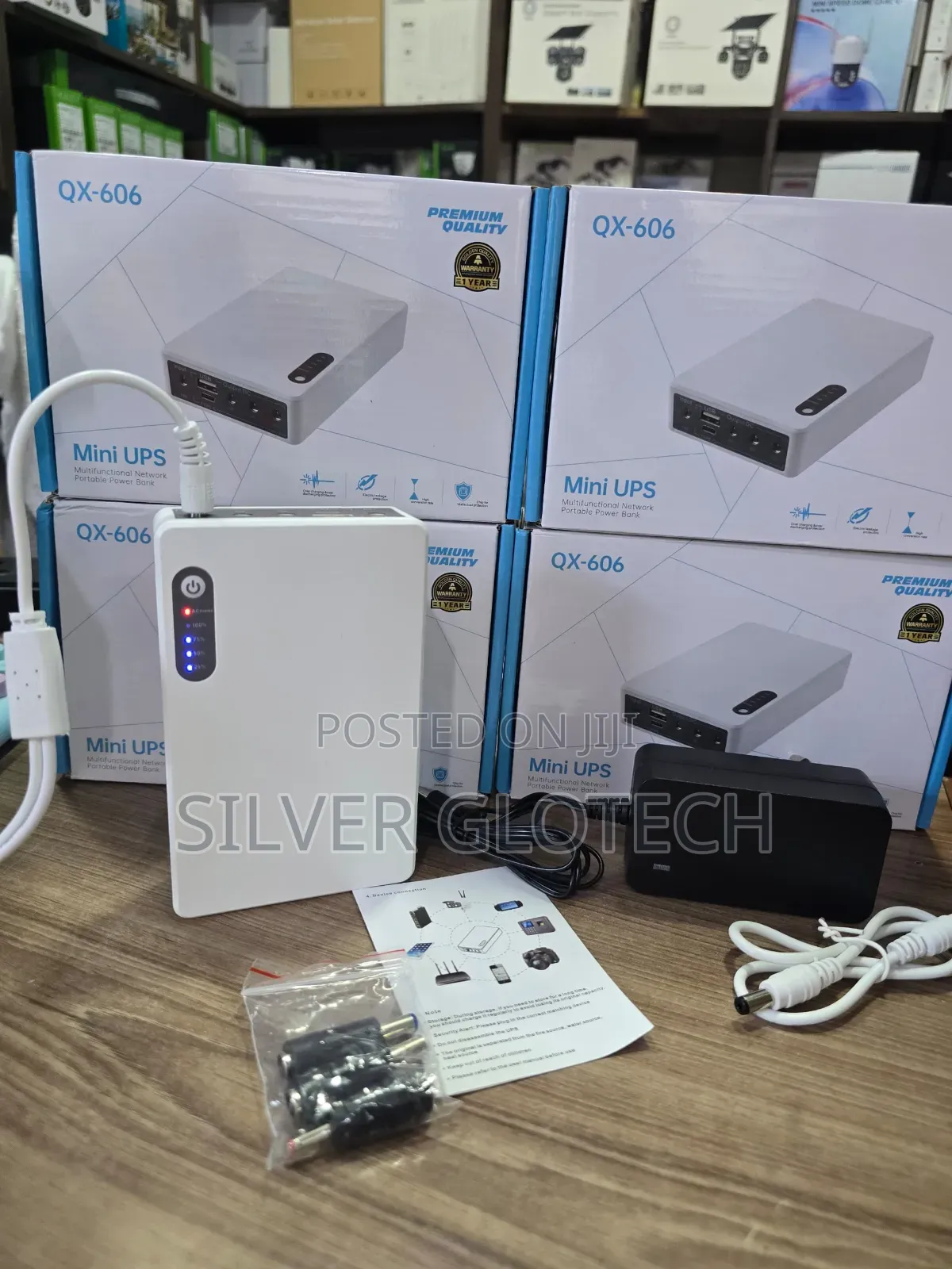 Mini UPS Premium Quality Inachaji Simu ,Laptop Inawasha Camera