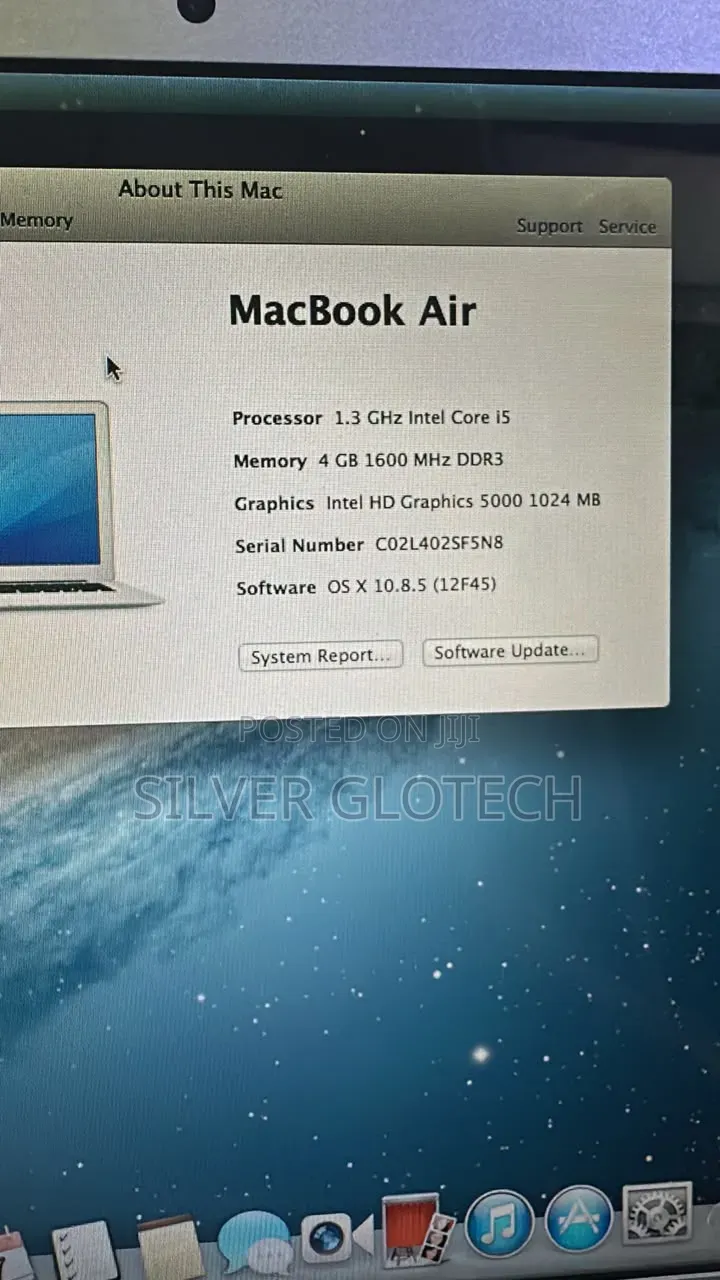 New Laptop Apple MacBook Air 4GB Intel Core i5 SSD 256GB