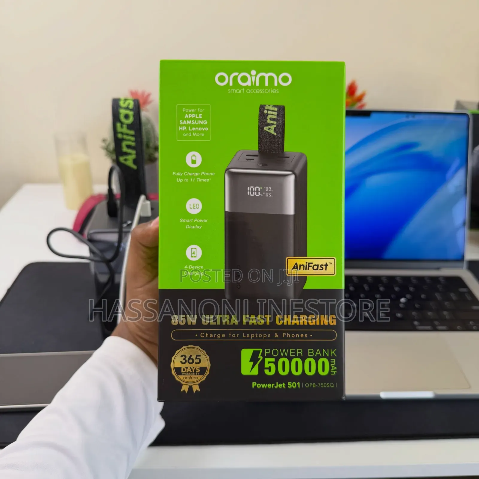 Oraimo Powerjet 501 50000mah 85w Fast Charging Power Bank