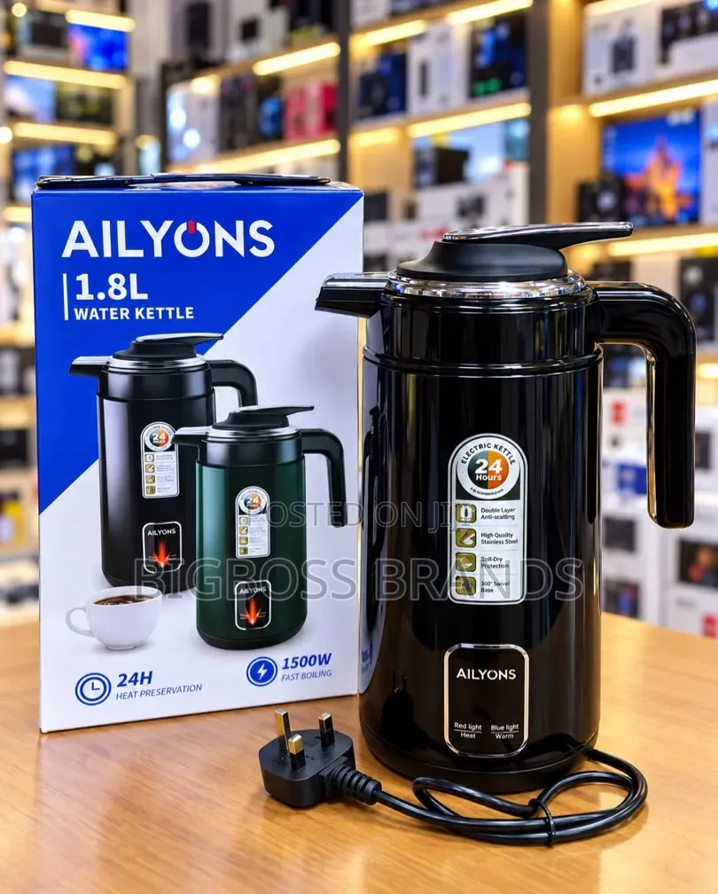 Ailyons Hot Water Kettle 1.8 Liters 24H Keeping Hot