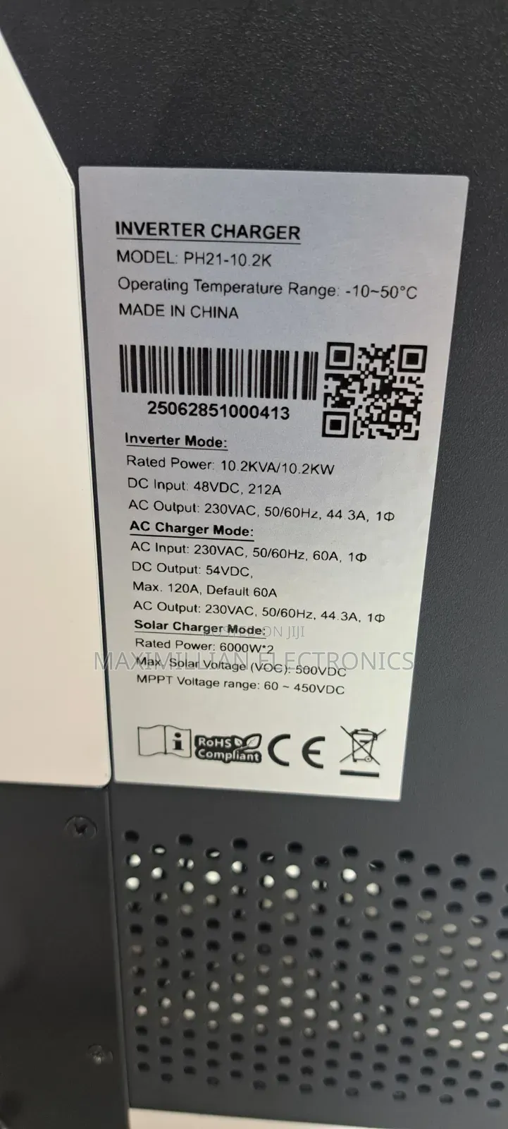 CKE 10.2kva/10.2kw Hybrid Solar Inverter