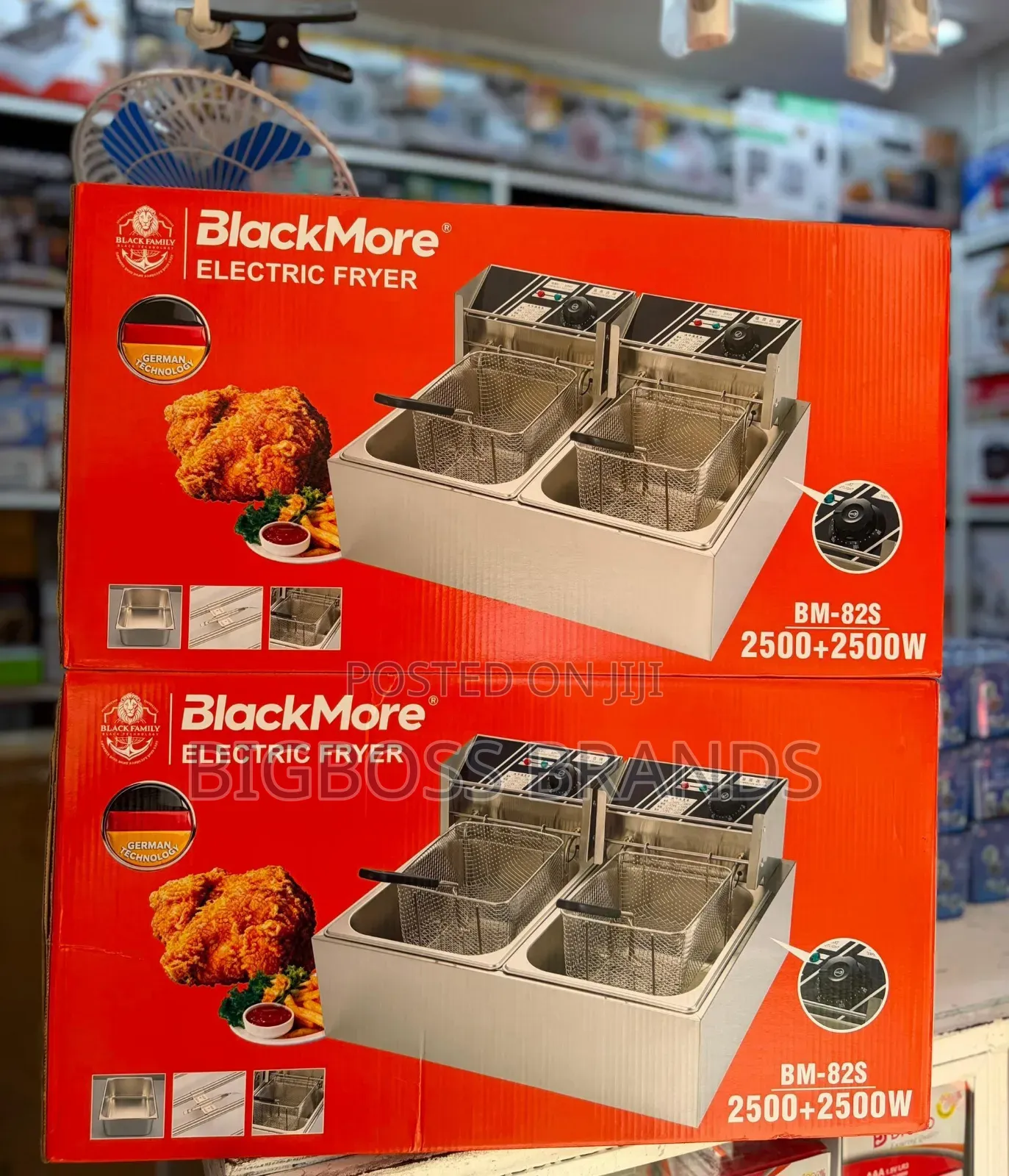 Blackmore Electric Double Deep Fryer 12 Liters