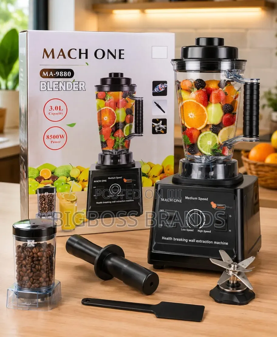 Mach One Electric Heavy Duty Blender 3 Liters