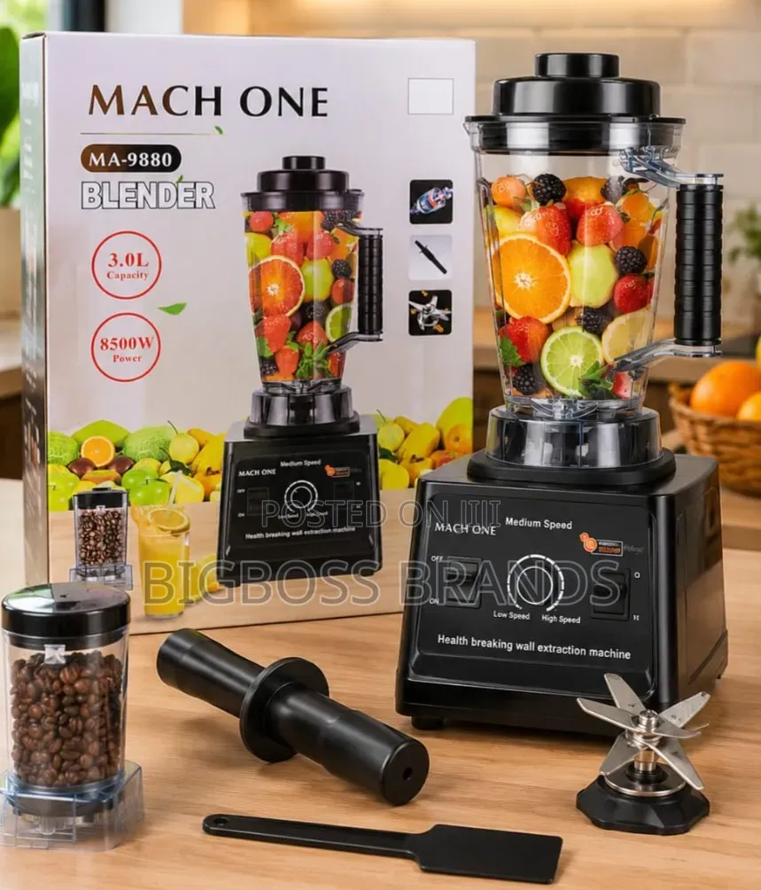Mach One Electric Heavy Duty Blender 3 Liters
