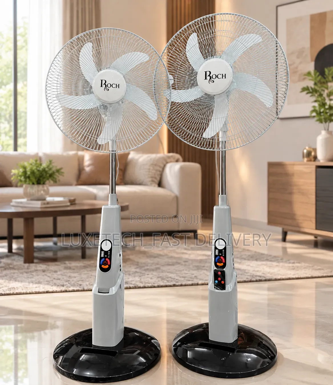 Roch 16" Rechargeable Floor/Standing Fans
