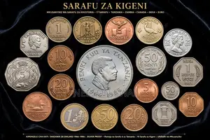 Tanzania 20 Shilingi Silver Proof 16g Rare