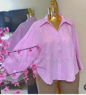 Embellished Button-Up Shirt