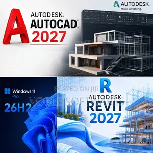 Windows 11 Pro + AutoCAD 2027 + Revit 2027 (Commercial License)