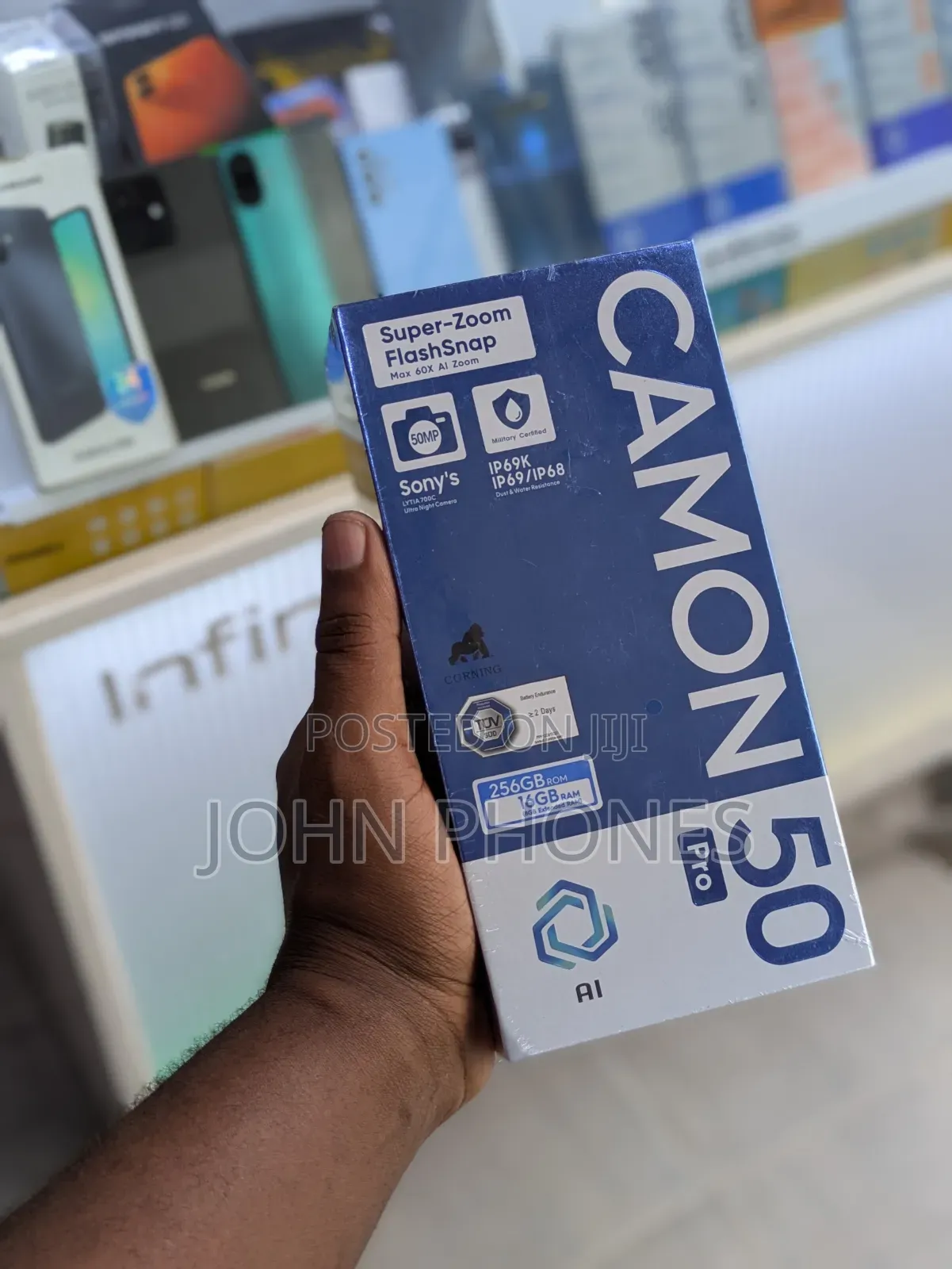 New Tecno Camon 50 Pro 256 GB Black