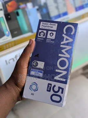New Tecno Camon 50 Pro 256 GB Black