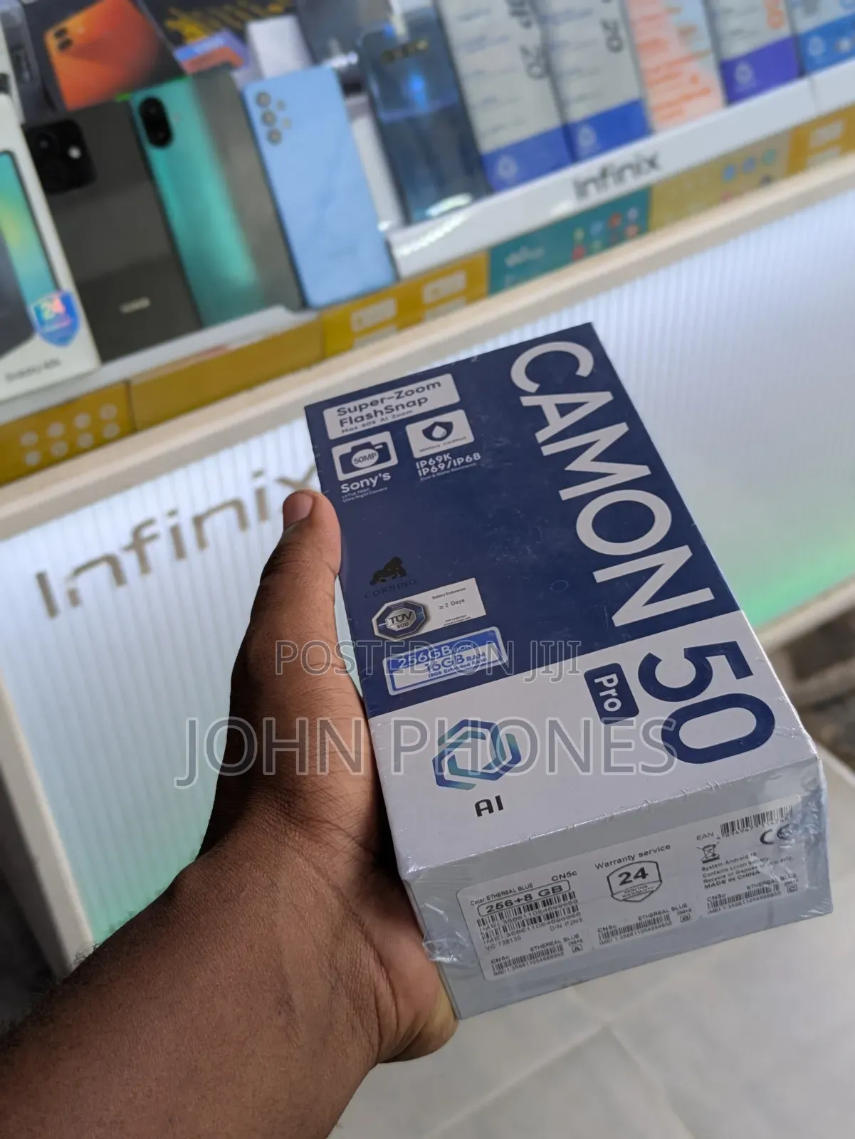 New Tecno Camon 50 Pro 256 GB Black