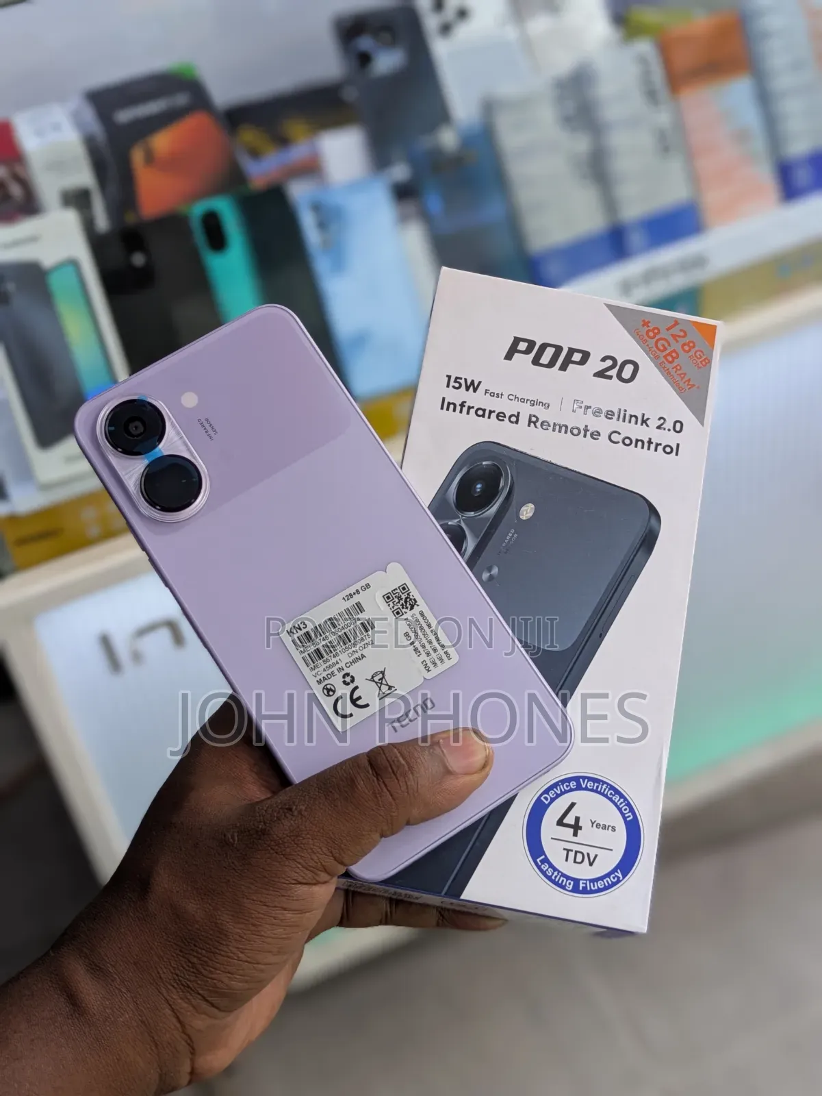 New Tecno Pop 20 128 GB Purple