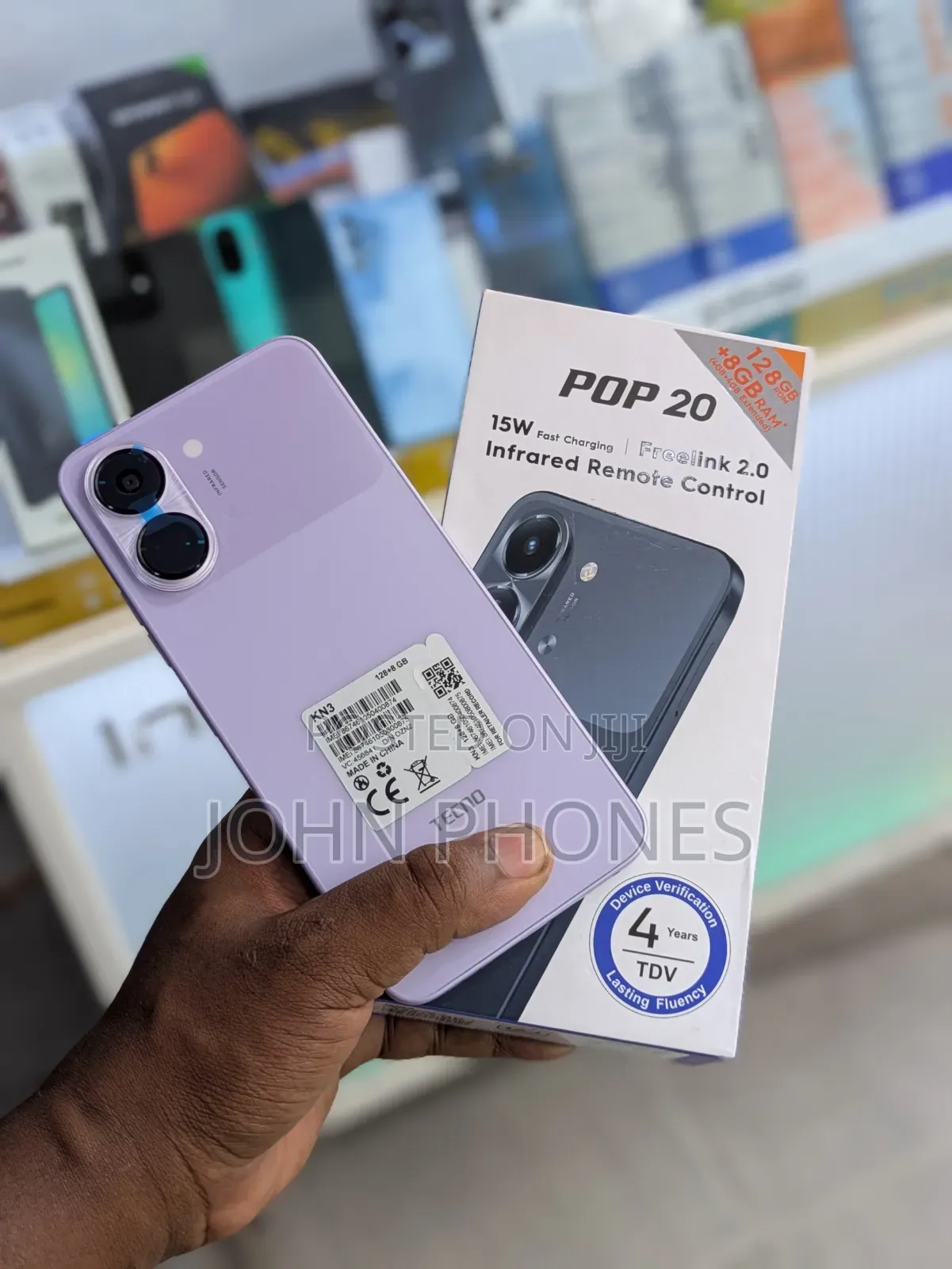 New Tecno Pop 20 128 GB Purple