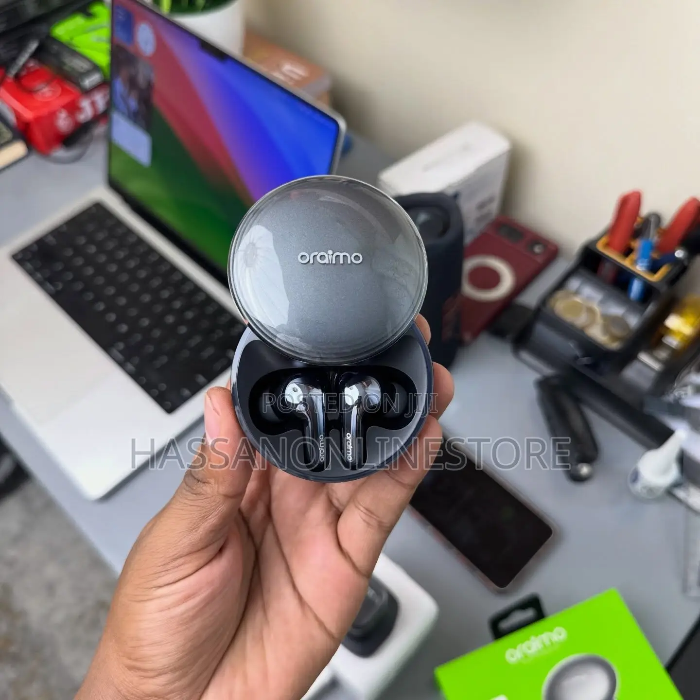 Oraimo SpaceBuds 2 52dB Hybrid ANC and AI Translation Wireless Earbuds
