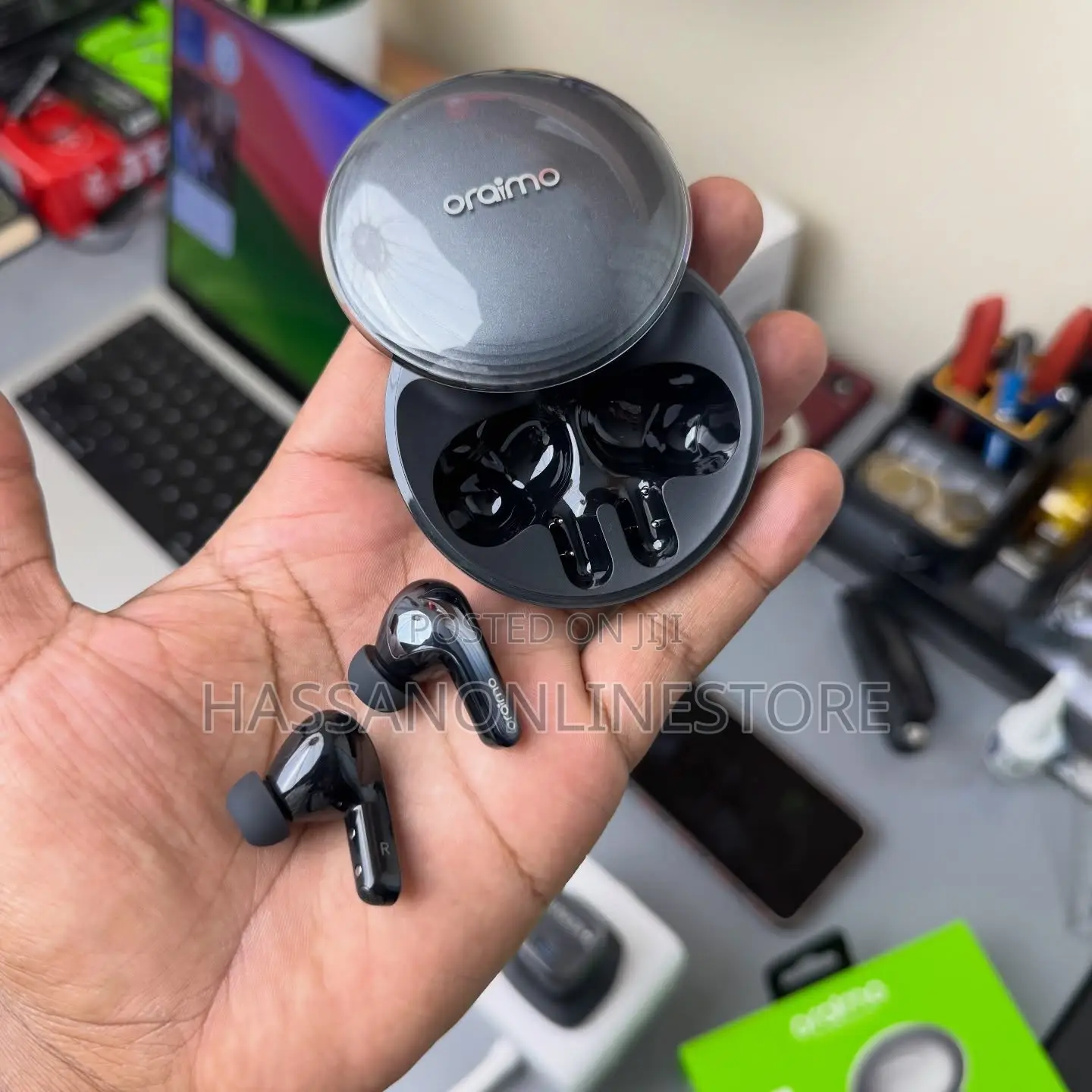 Oraimo SpaceBuds 2 52dB Hybrid ANC and AI Translation Wireless Earbuds