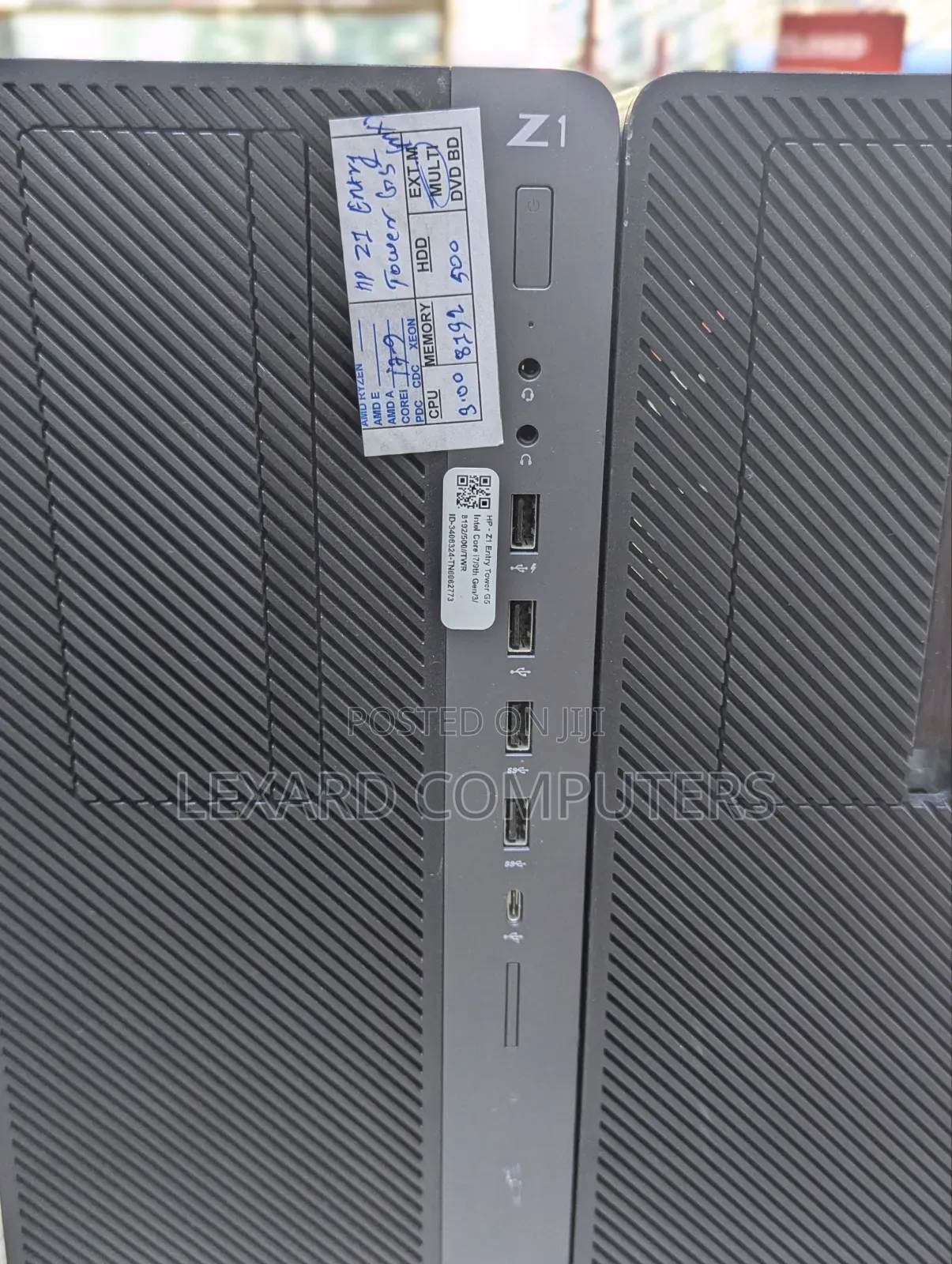 Desktop Computer HP Z2 G5 SFF 8GB Intel Core i7 HDD 500GB
