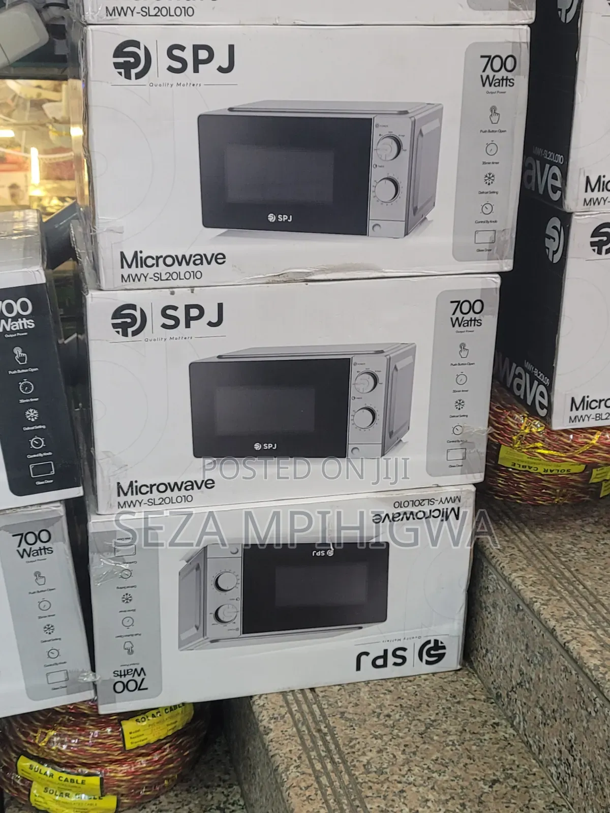 SPJ Microwave Oven 20L – 700W (Model: MWY-SL20L010)