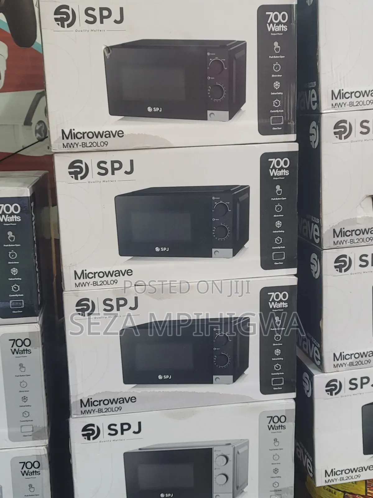 SPJ Microwave Oven 20L – 700W (Model: MWY-SL20L010)