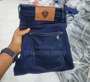 Jeans Za Kiume Mpya - Denim Bora, Size 28-40