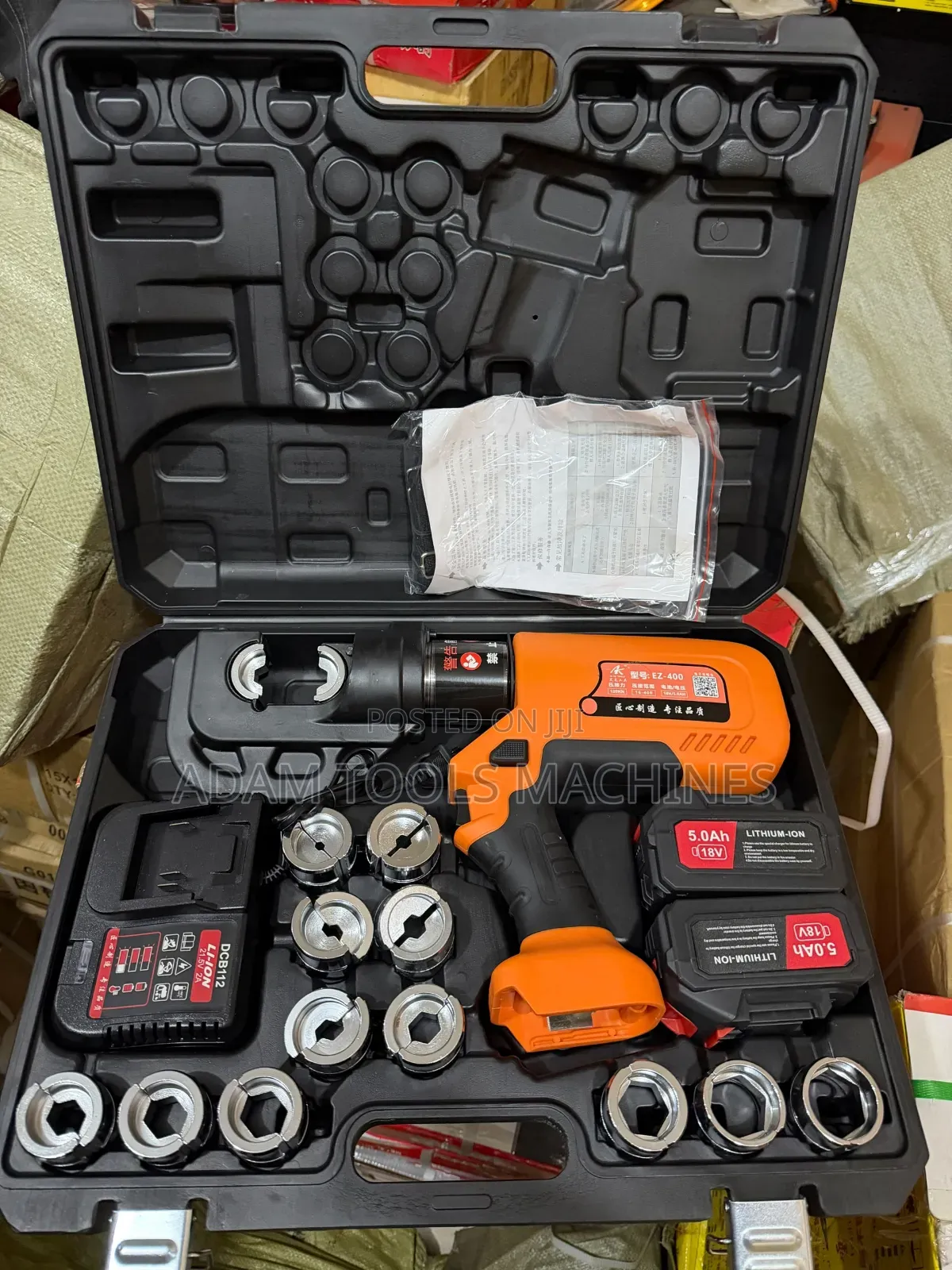 Cordless Hydraulic Crimping Tool Ez-400