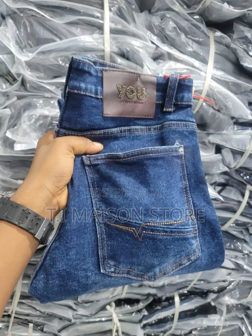 Jeans Za Kiume Mpya - Denim Bora, Size 28-40