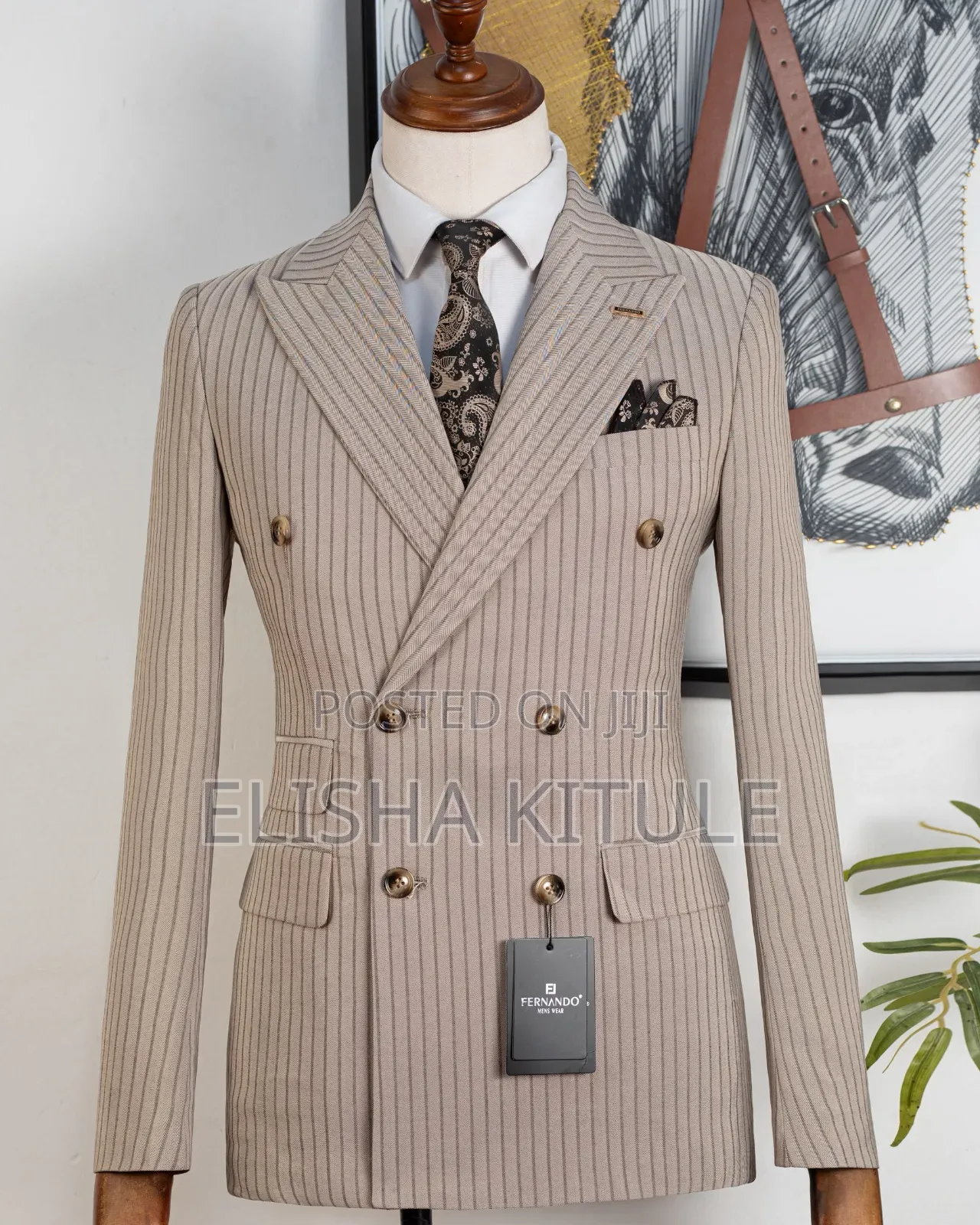 Beige Suit