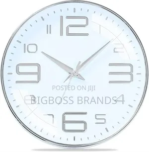 Round Analog Quartz Wall Clock