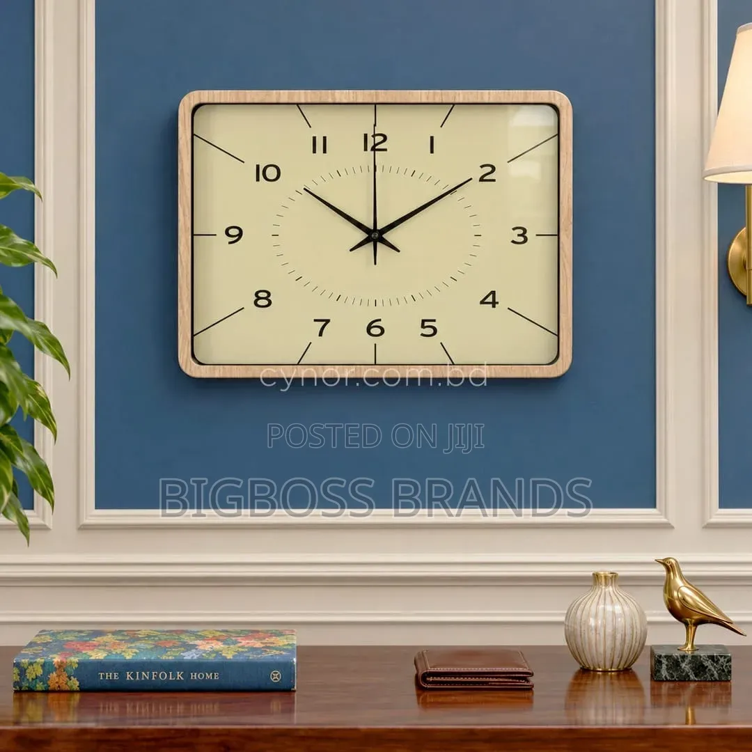 Wooden Design Wall Clock
