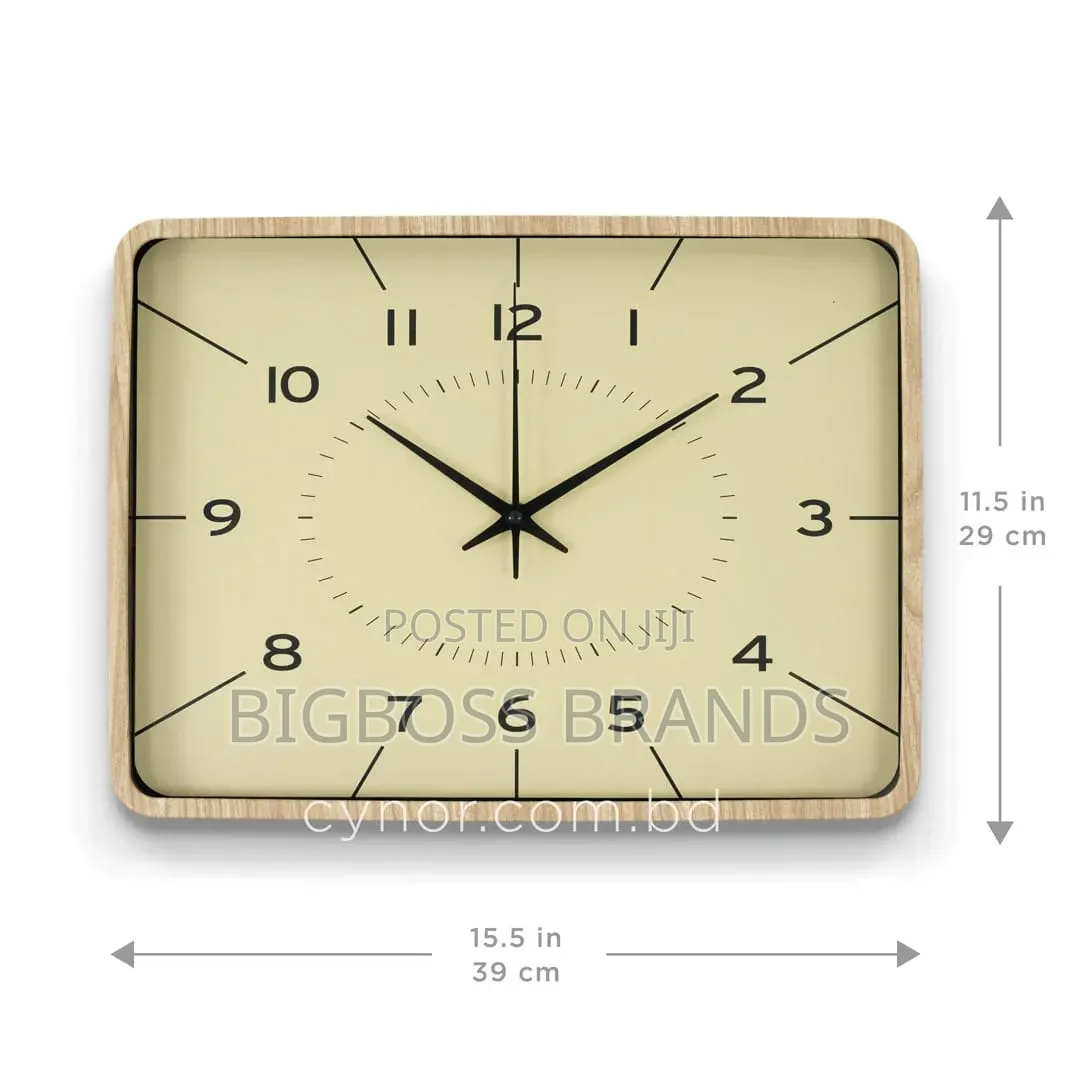 Wooden Design Wall Clock