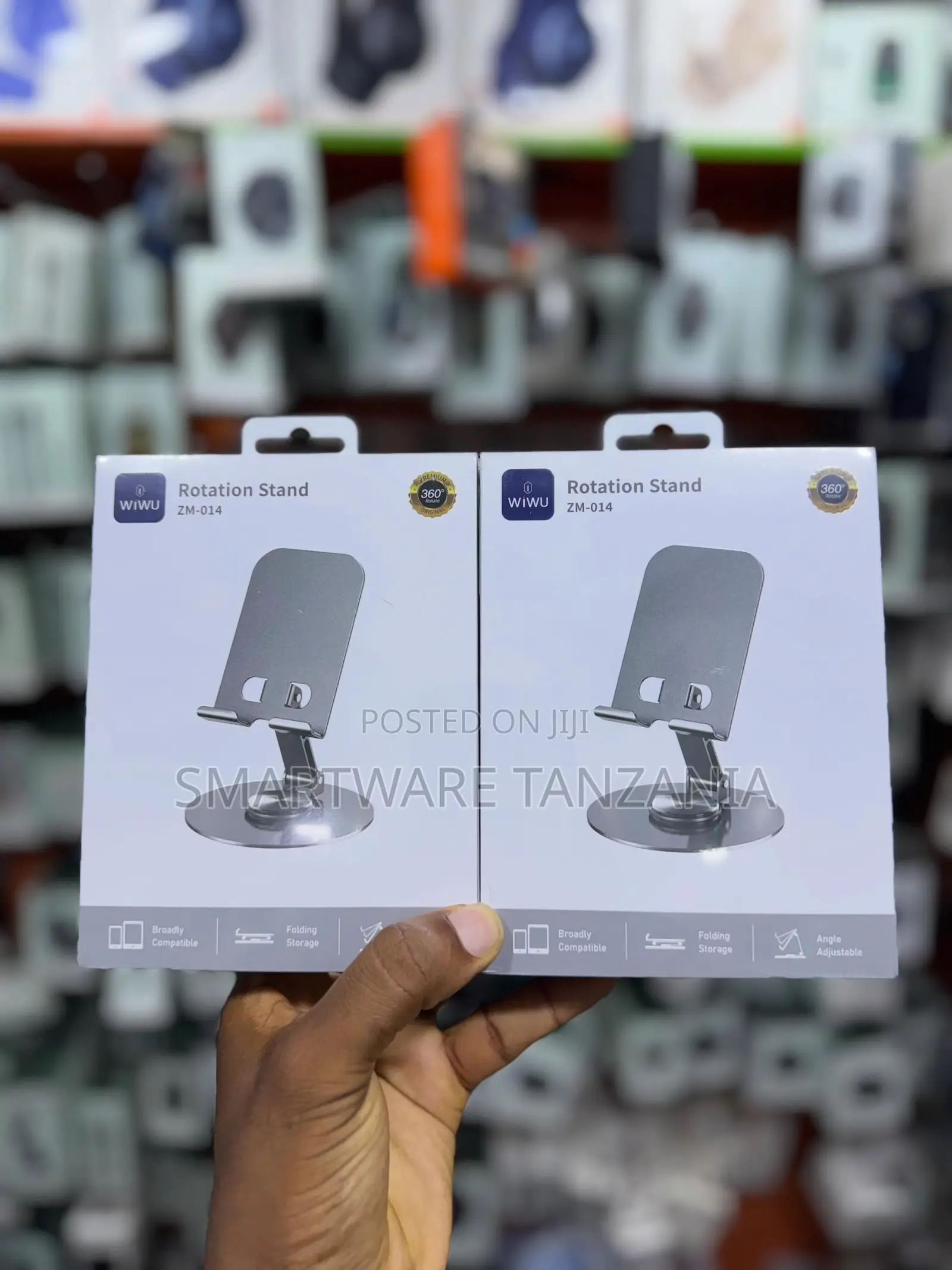 WiWU Rotation Stand ZM-014 for Tablets, Smartphones, Adjustable Angle