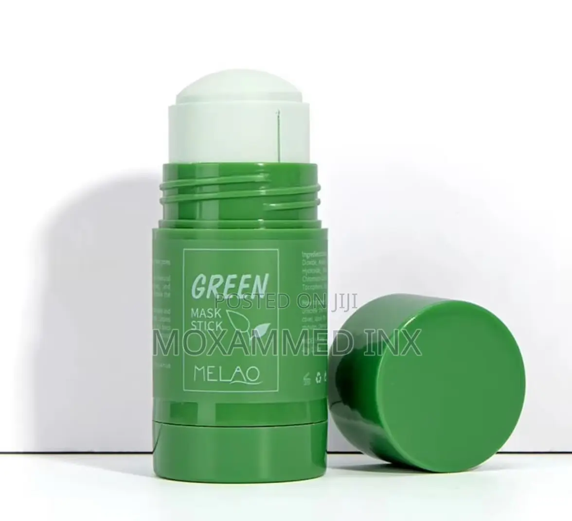 MELAO Green Mask Stick, a Solid Green Tea Clay Face mask.Product