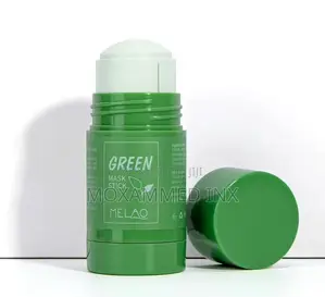 MELAO Green Mask Stick, a Solid Green Tea Clay Face mask.Product
