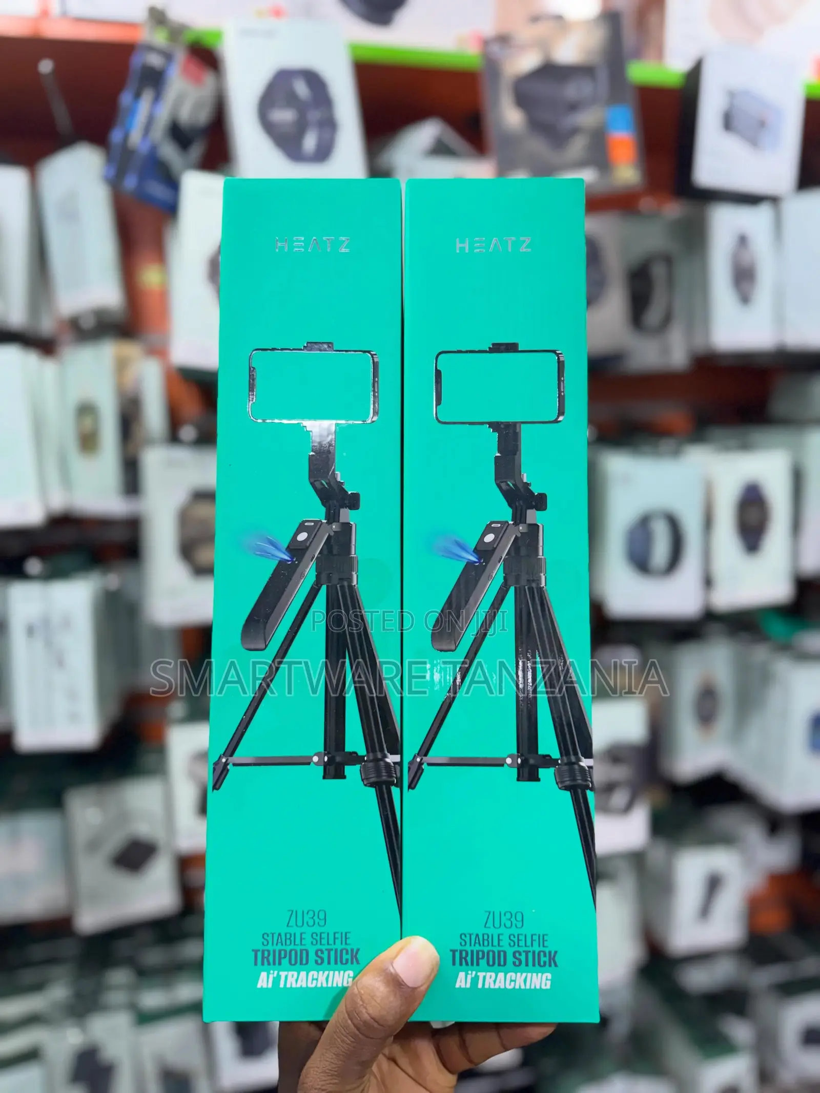 HEATZ ZU39 Stable Selfie Tripod Stick, AI Tracking, Adjustable Height