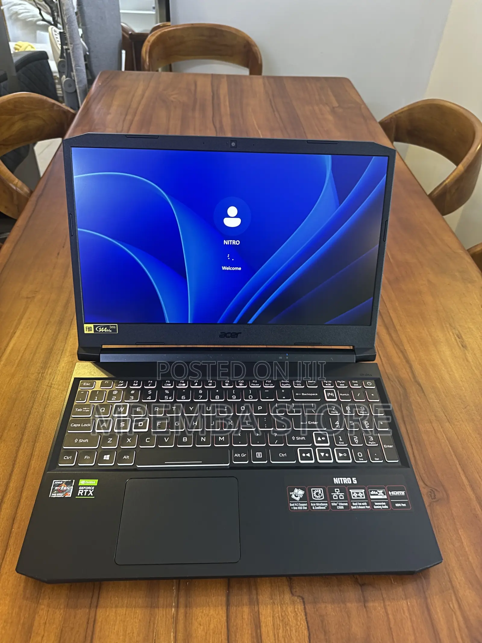 Laptop Acer Nitro 5 16GB AMD Ryzen 7 SSD 512GB