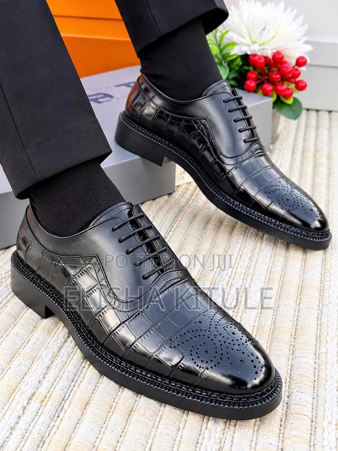Black Crocodile Shoes