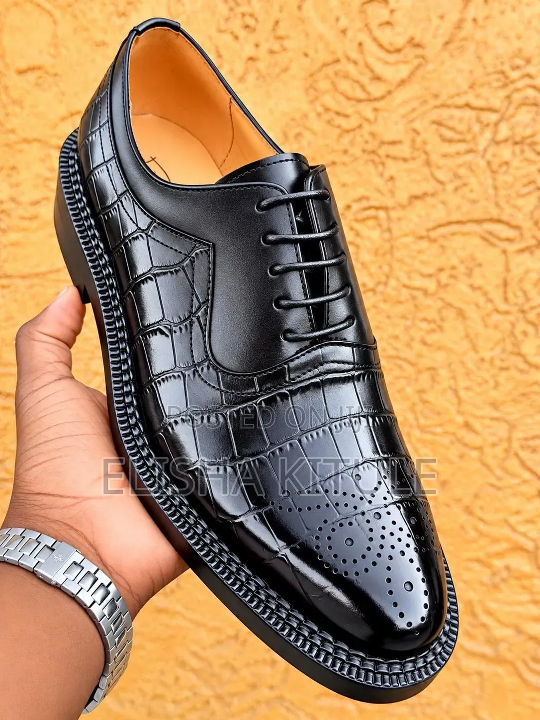 Black Crocodile Shoes