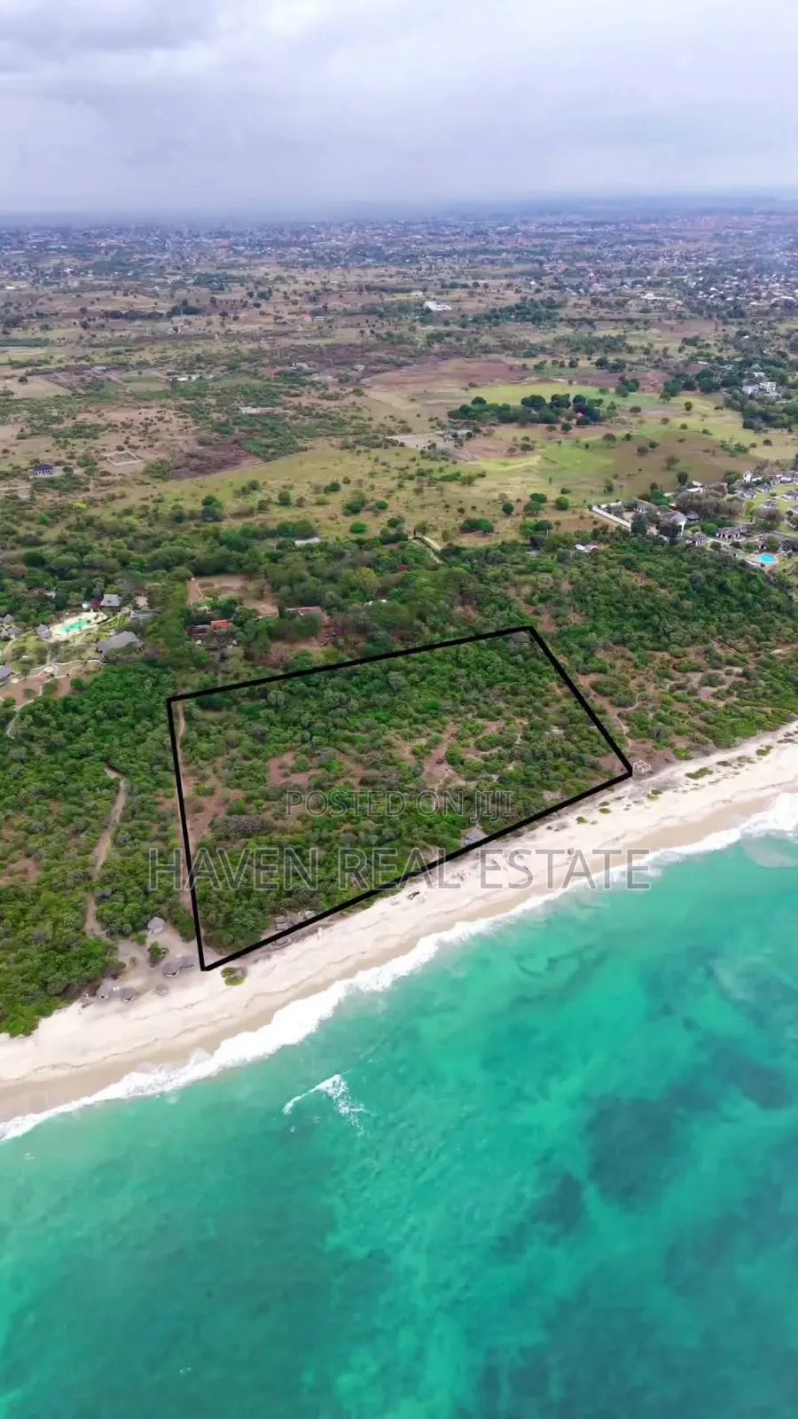 5.8 Acres Beach Plot for Sale at Kigamboni