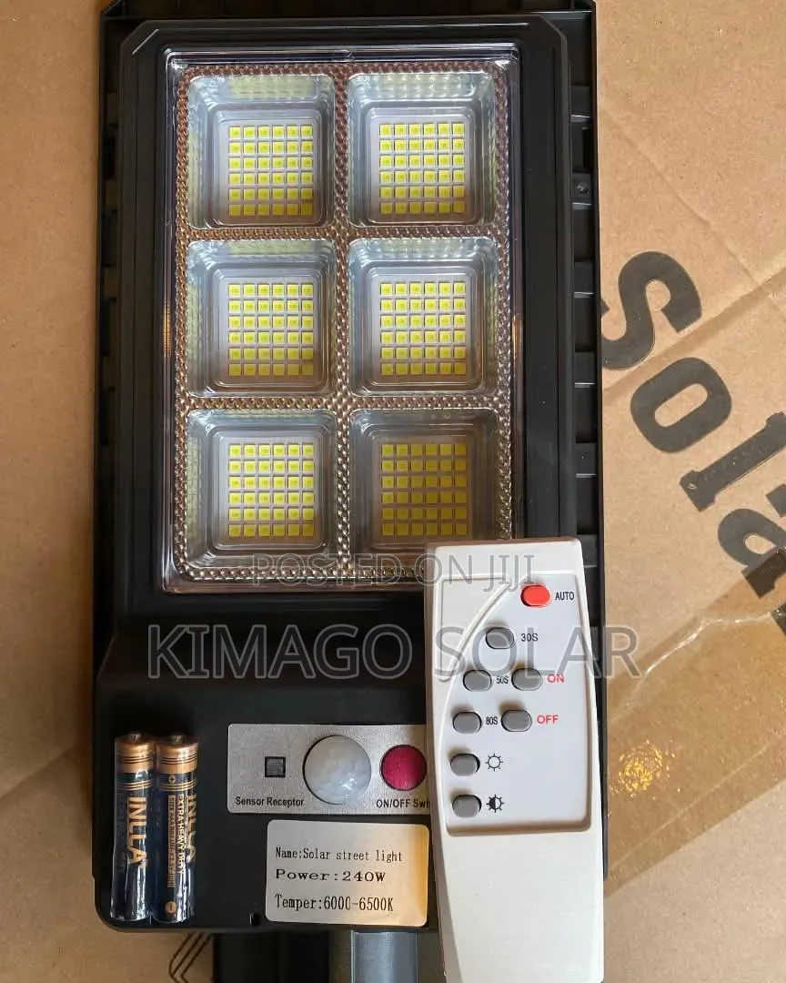 240w Solar Street Light Bei Sawa Na Buree Inawaka Masaa 12
