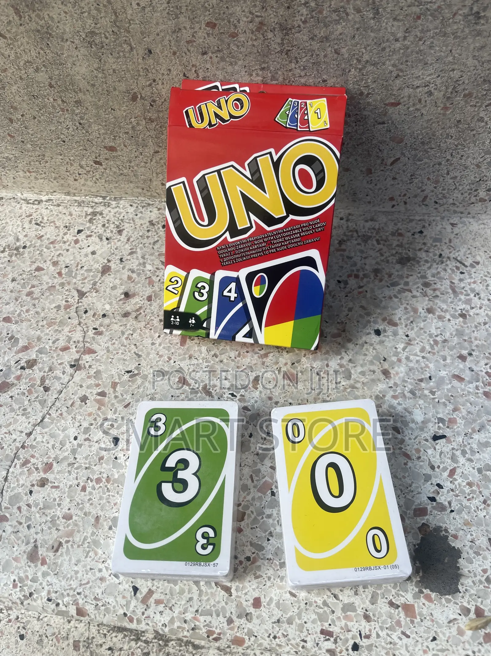 UNO Classic Card Game Box With Two Decks of Cards